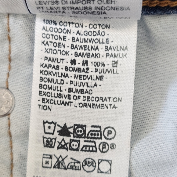 NWT Levi's Premium 501 90s Straight Jeans Blue Size 29 - Picture 7 of 7